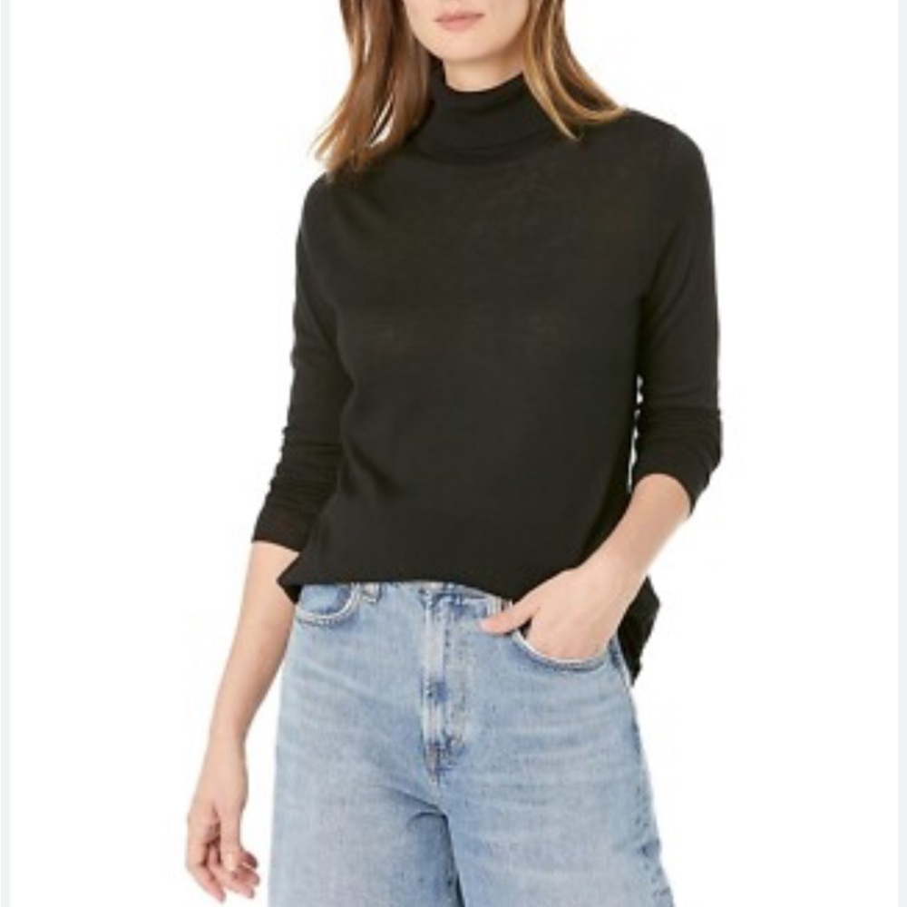Banana Republic Black Turtle Neck Sweater